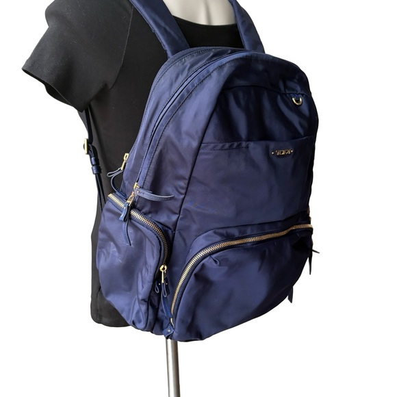 Tumi Voyageur Calais Navy Backpack (missing ID Tag) - Picture 6 of 15